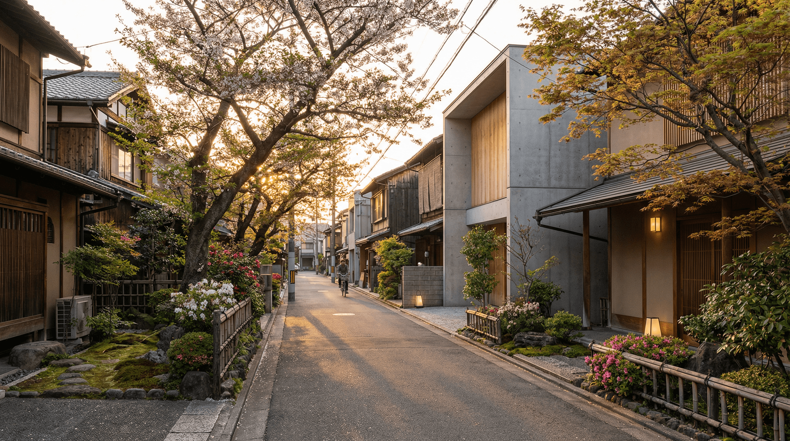 宮城県の閑静な住宅地の写真